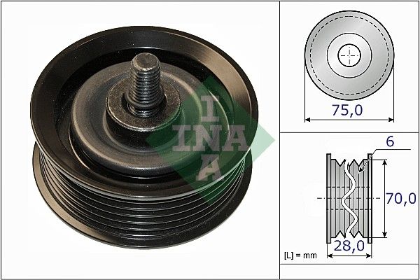 WILMINK GROUP kreipiantysis skriemulys, V formos rumbuotas dirža WG1253152